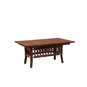 Appalachian Extension Dining Table - Antique Oak Top 6