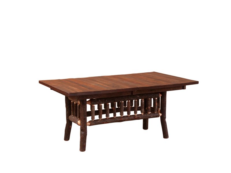 Appalachian Extension Dining Table - Antique Oak Top 6