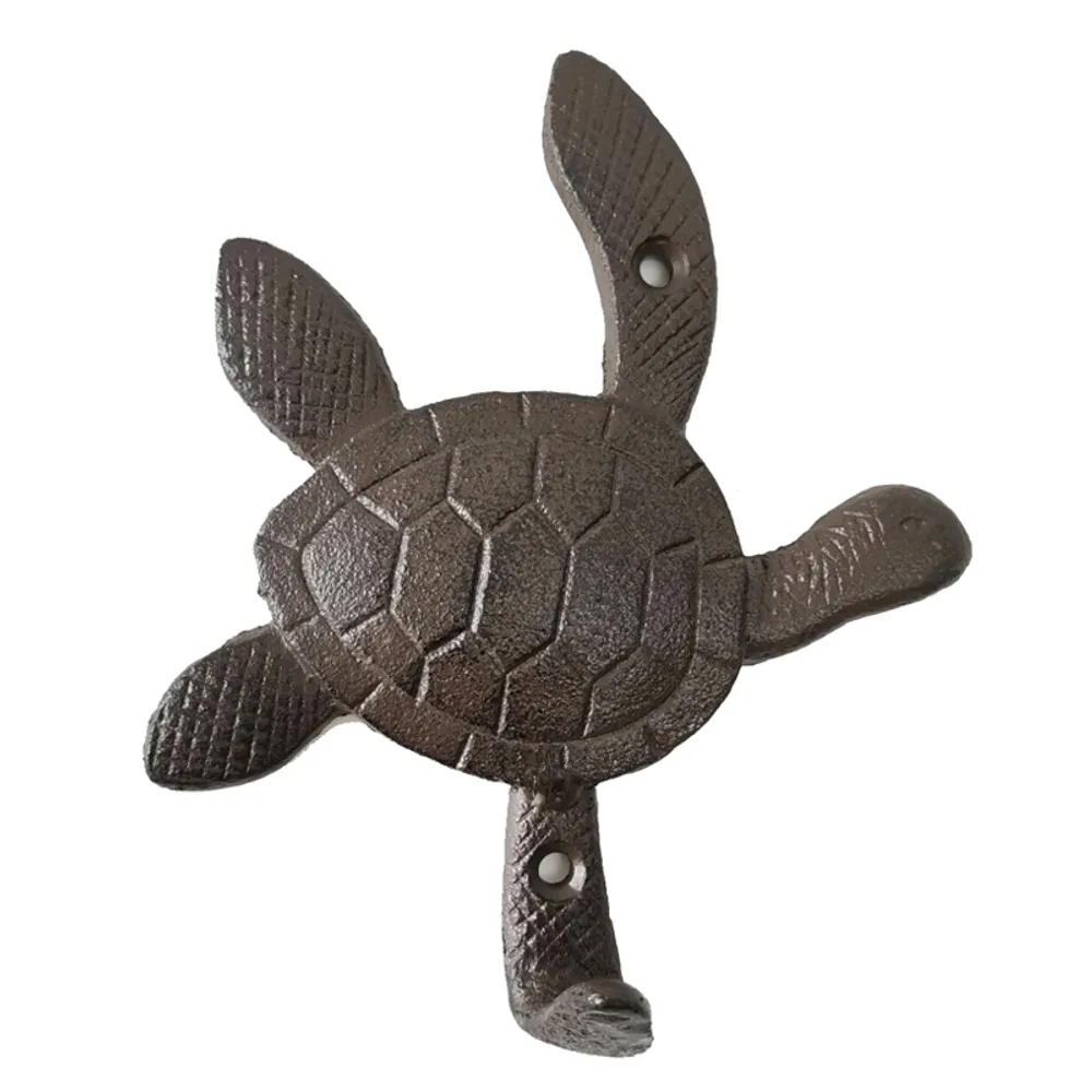 5-3/4" RUST SEA TURTLE HOOK