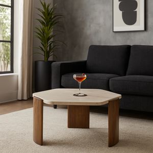 BLAKEMILL BROWN COFFEE TABLE 17 (IN) 12