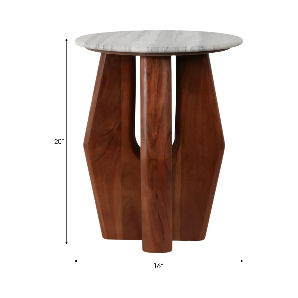 SEFOAK BROWN TABLE 20 (IN)