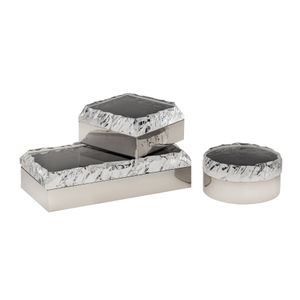 Cogar Box - Rectangular Polished Nickel 3