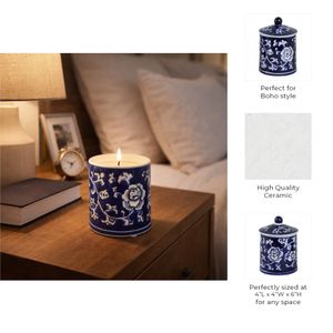 DORIANPARK BLUE CANDLE 6 (IN) 9