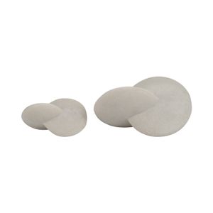 EVERTONSTONE SET OF 2 WHITE DECOR 8 (IN) 8