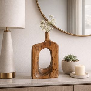 DOUGALGATE BROWN VASE 15 (IN) 12