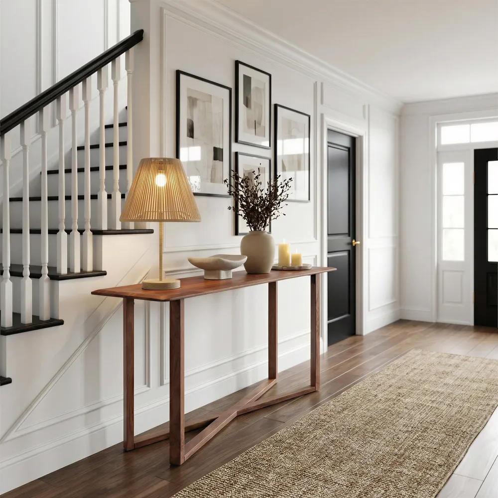 Macaria Console Table Walnut