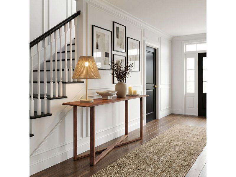 Macaria Console Table Walnut 2