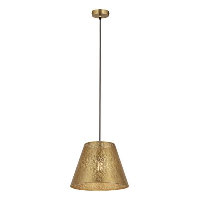 Hargen 15″ Wide 1-Light Pendant - Antique Brass