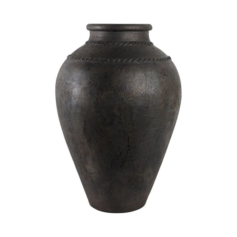 GRAYDONBEACH BLACK VASE 30 (IN)