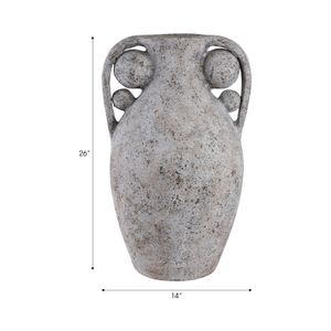 COLINLEY GRAY VASE 26 (IN) 9