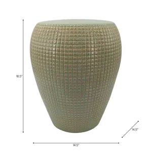 GORDENWORTH GREEN GARDEN STOOL 19 (IN) 10
