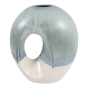 CHLOEOAK BLUE VASE 14 (IN) 6