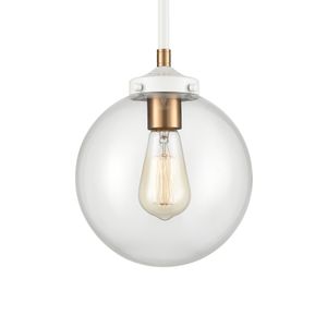 Boudreaux 8'' Wide 1-Light Mini Pendant - Matte White 3
