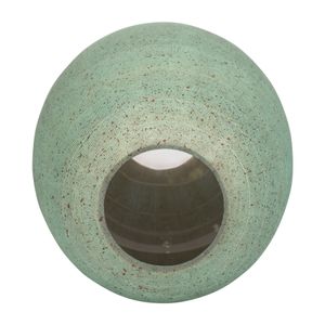 ZEBMORE BLUE GLASS VASE 12 (IN) 6