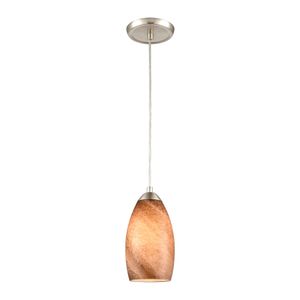 Planetario 5'' Wide 1-Light Mini Pendant - Satin Nickel 1