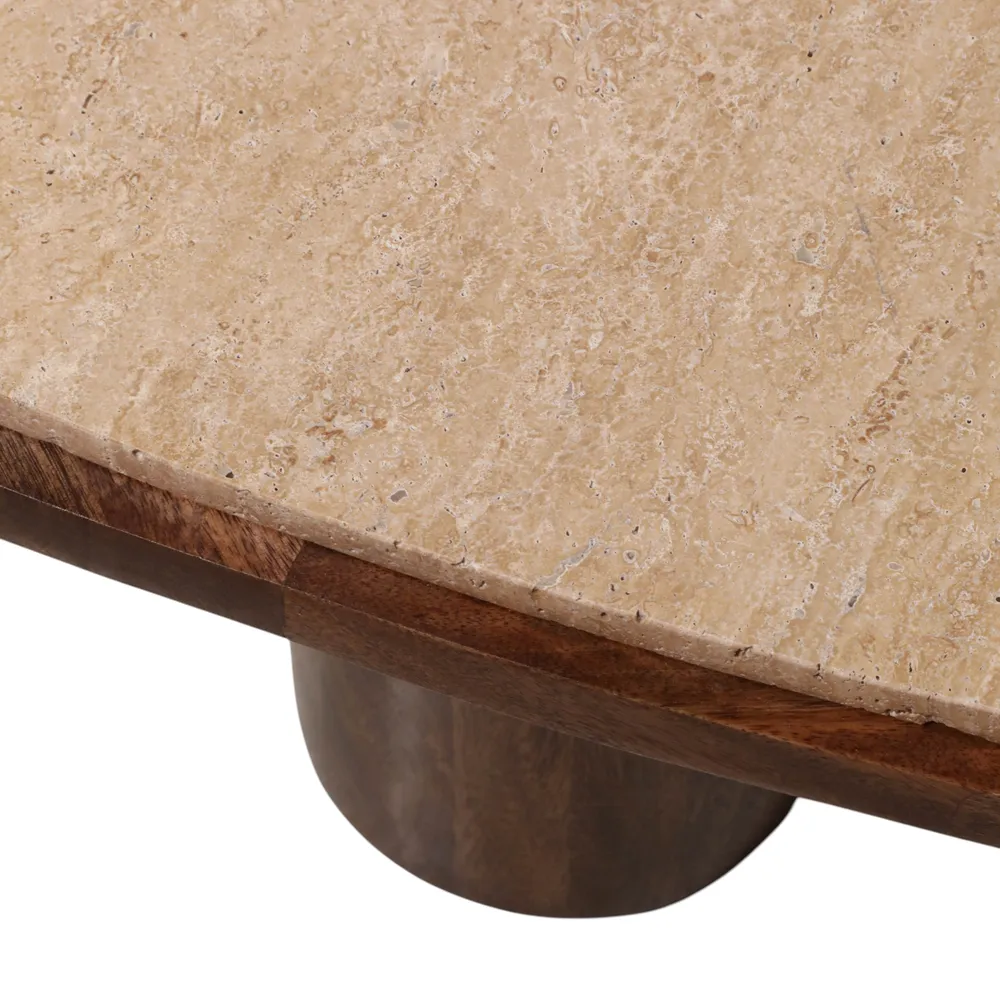 GRIFFINTON BROWN COFFEE TABLE 16 (IN)