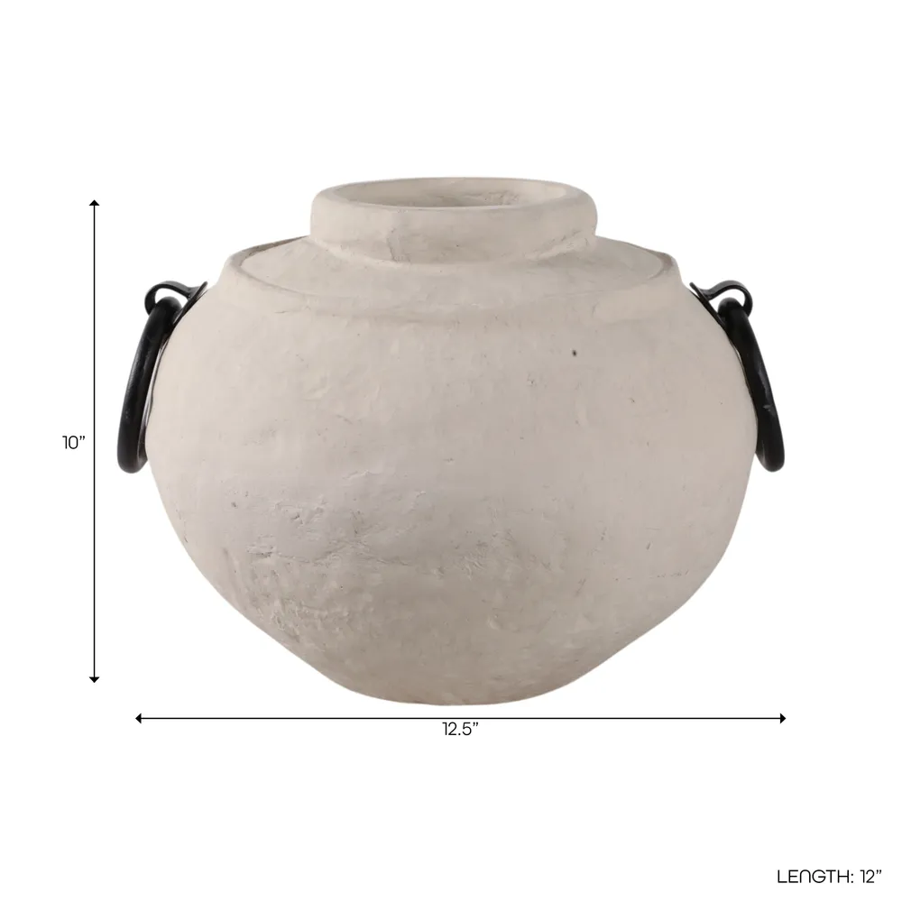 HAROLDWOOD IVORY VASE 10 (IN)
