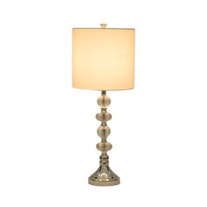 FRAZIERLAND SET OF 2 SILVER LAMPS 28 (IN) 3