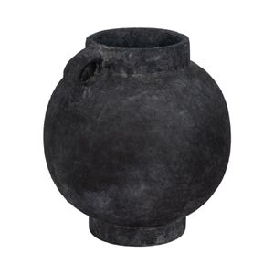CORBINFORD BLACK VASE 12 (IN) 4