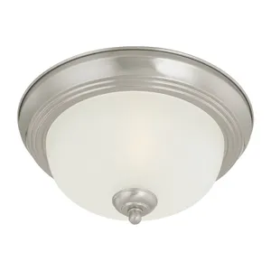 Ceiling Essentials 16" Wide 3-Light Flush Mount - Brushed Nickel 1