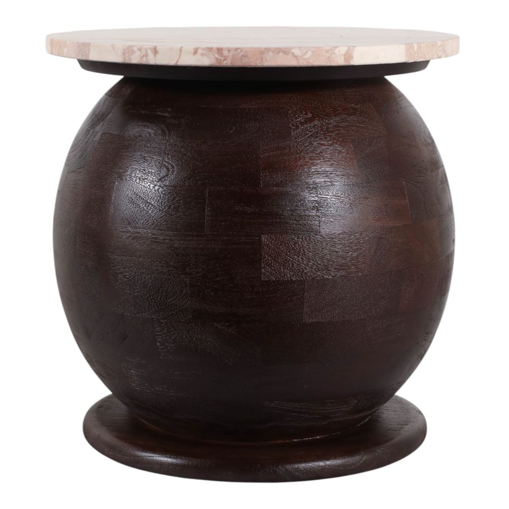 BRADENWICK BROWN TABLE 17 (IN)