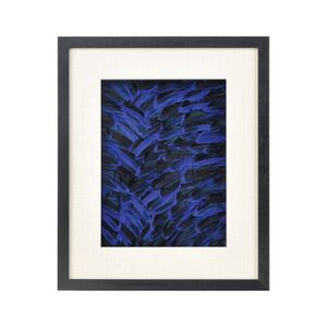 Neon Feather Dimensional Wall Art - Blue 1