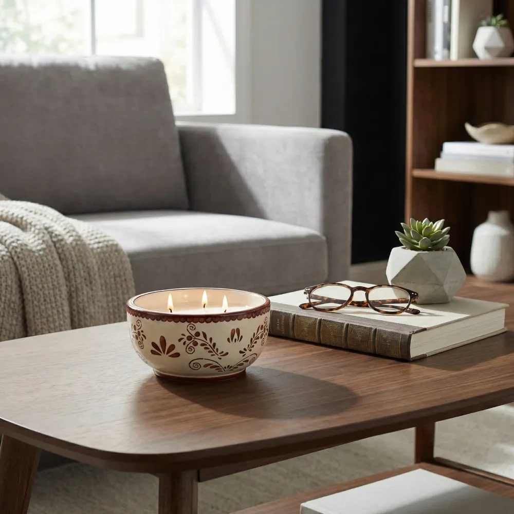 ROSELAKE COFFEE CANDLE 3 (IN)