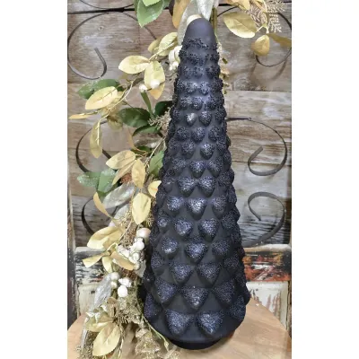 Ebony Frost Tree 6.5x6.5x18in