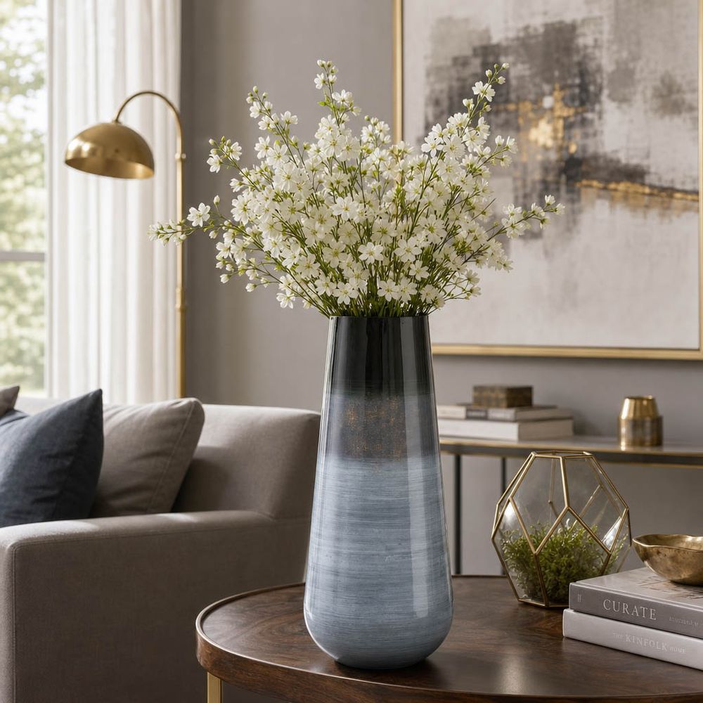 DAWSONMILL GRAY VASE 18 (IN)