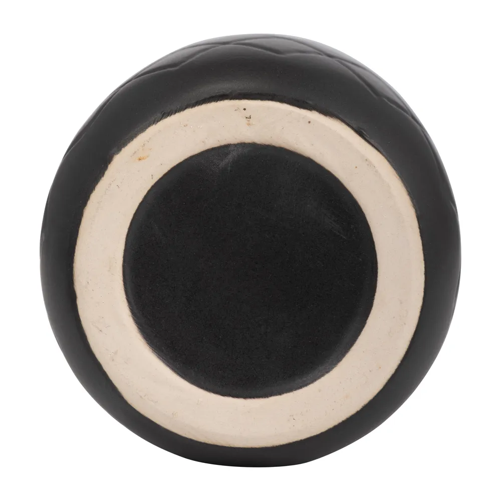 EMMONSFORD BLACK VASE 9 (IN)