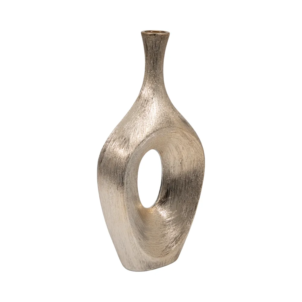 DUTTONRIDGE GOLD VASE 19 (IN)