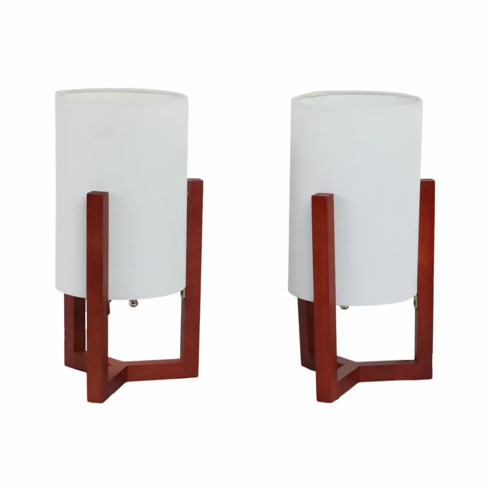 ESSEXBURN SET OF 2 RED LAMPS 15 (IN)