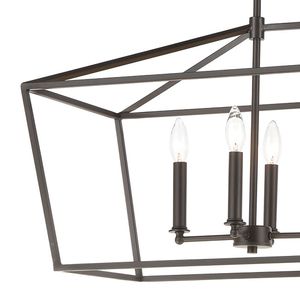 Fairfax 36'' Wide 7-Light Linear Chandelier - Oil Rubbed Bronze 2