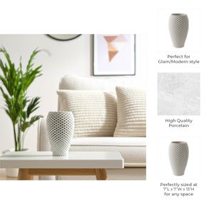 CAXTONRIDGE IVORY VASE 13 (IN) 4