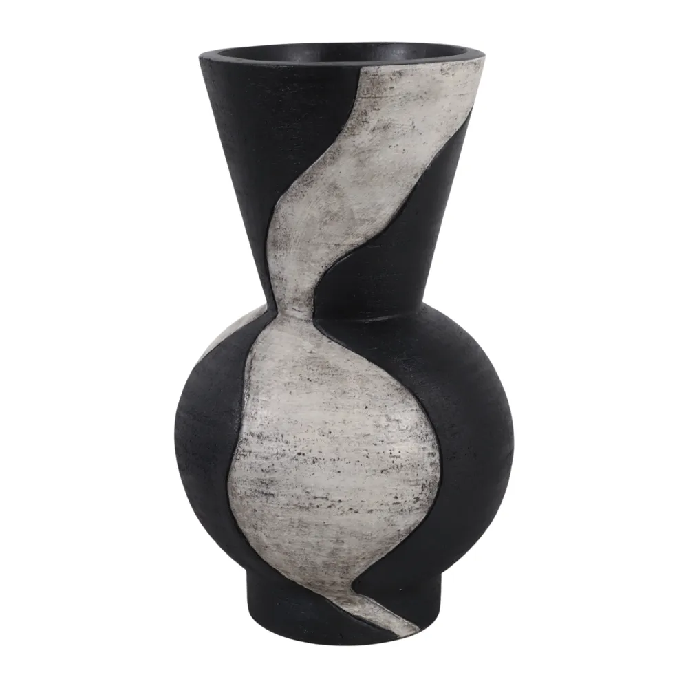 BLAIRRUN WHITE VASE 18 (IN)