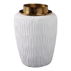 ADLERCREST WHITE VASE 8 (IN) 1