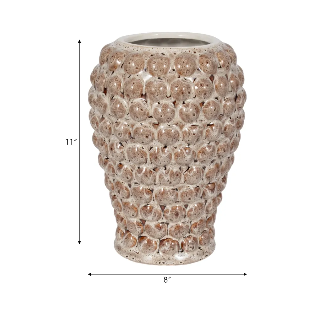 BRYSONVIEW BROWN VASE 11 (IN)