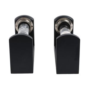 RAFEMOOR SET OF 2 BLACK BOOKENDS 8 (IN) 7