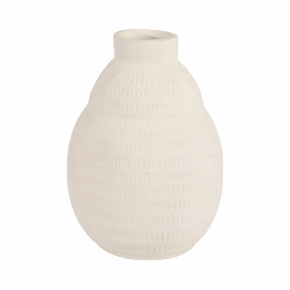 MORRISCLIFF WHITE VASE 14 (IN)