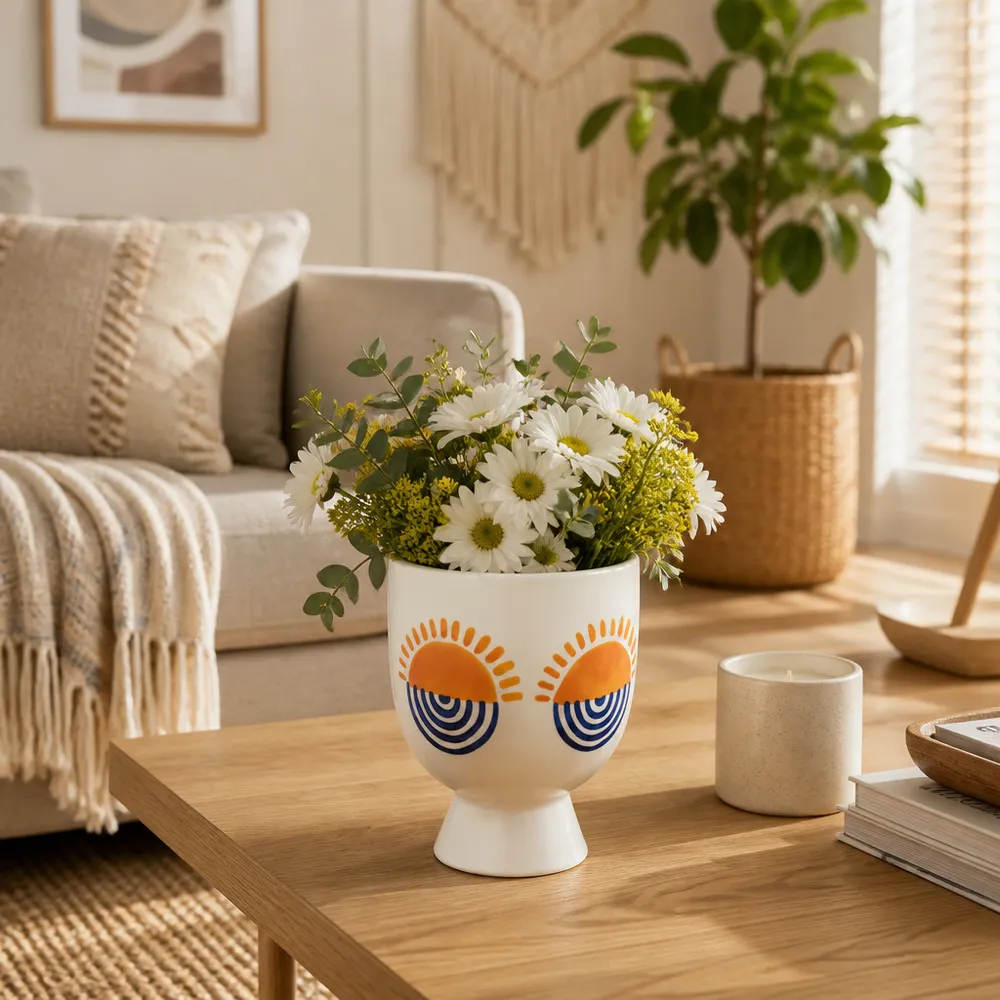 FOSTERMOOR WHITE PLANTER 7 (IN)