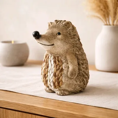 Woodsy Standing Hedgehog 6.5x8.5in