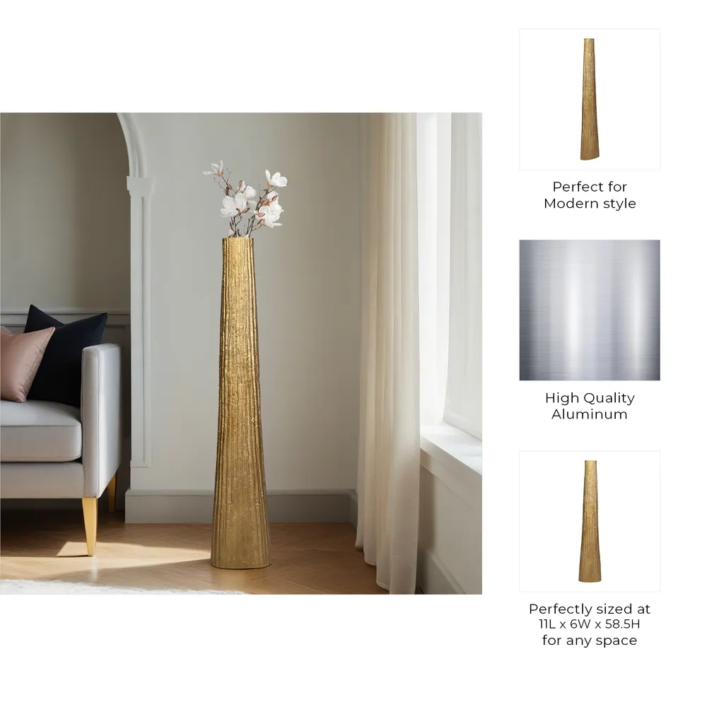 HAZENSTONE GOLD VASE 59 (IN)