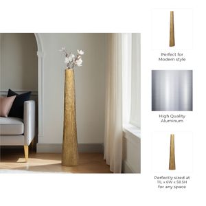 HAZENSTONE GOLD VASE 59 (IN) 9