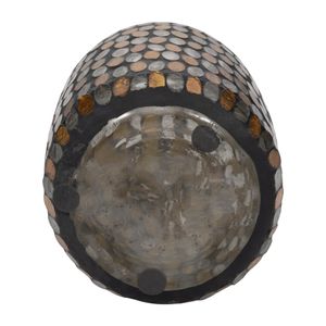 WALTONOAK BRONZE GLASS VASE 9 (IN) 6
