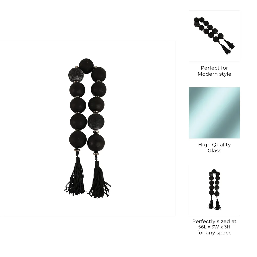 CALVINDALE BLACK BEAD 3 (IN)