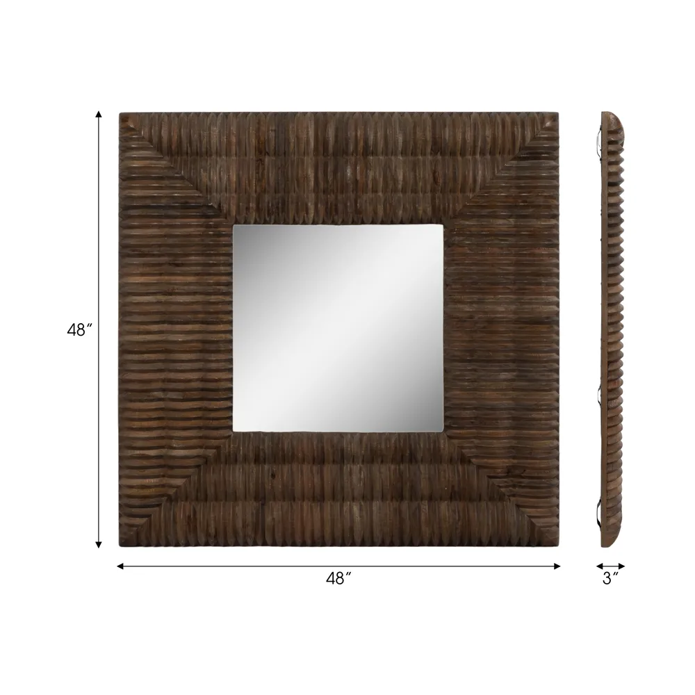BROCKPARK BROWN MIRROR 48 (IN)