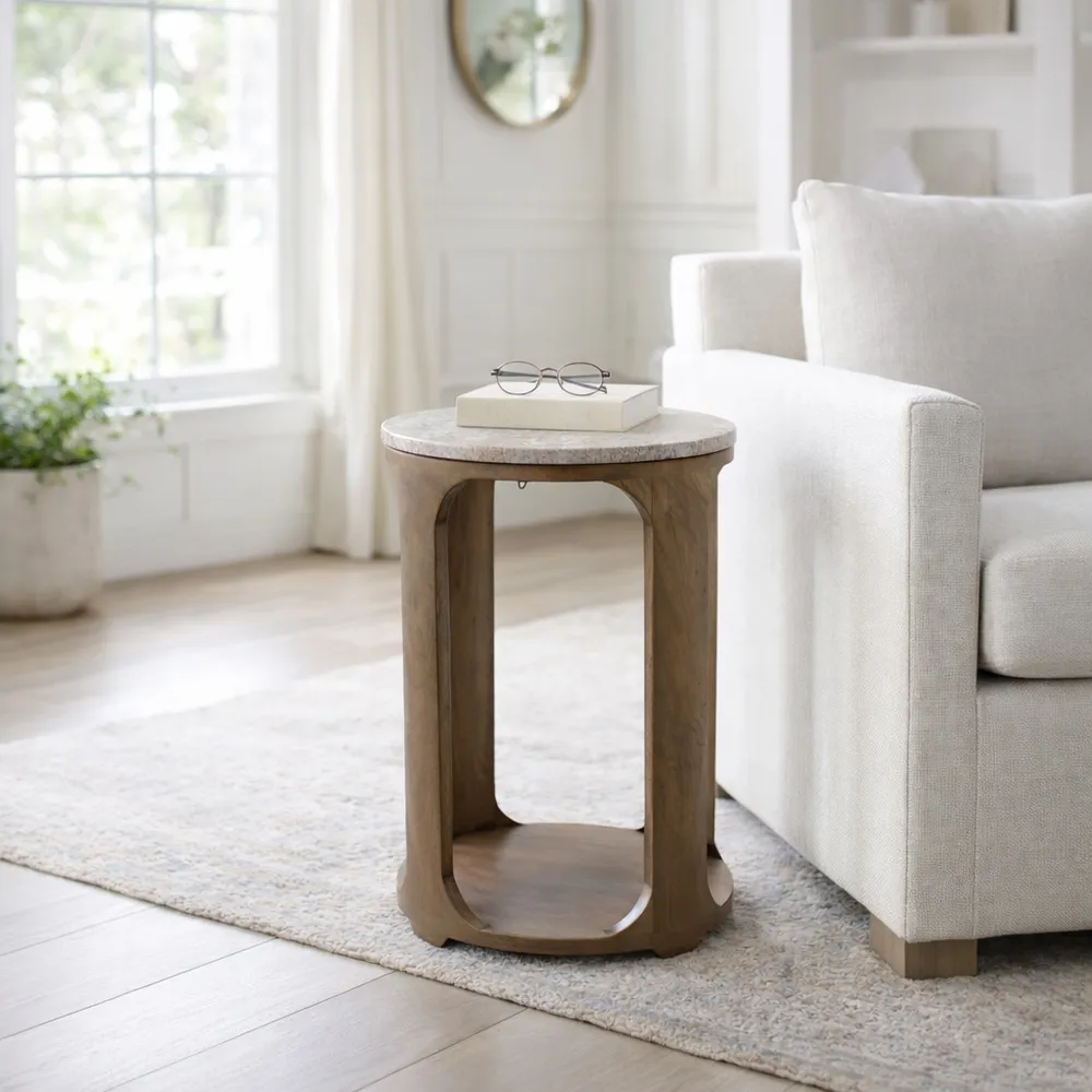 DASHHAVEN BROWN TABLE 23 (IN)