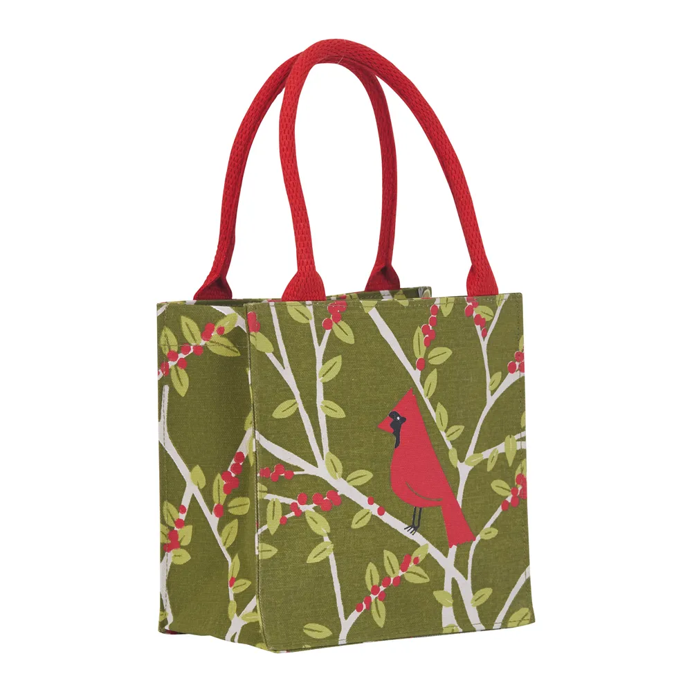 Red Cardinals Reusable Itsy Bitsy Gift Bag