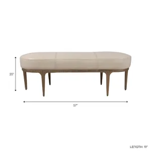 NELLVALE IVORY BENCH 20 (IN) 10