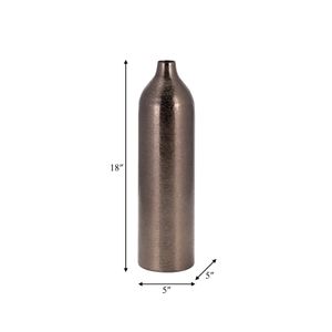TROYROSE BLACK VASE 18 (IN) 7